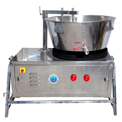Automatic Khoya mixing machine, labeled Rakesh Cream Machine Separator, designed for efficient khoya production.