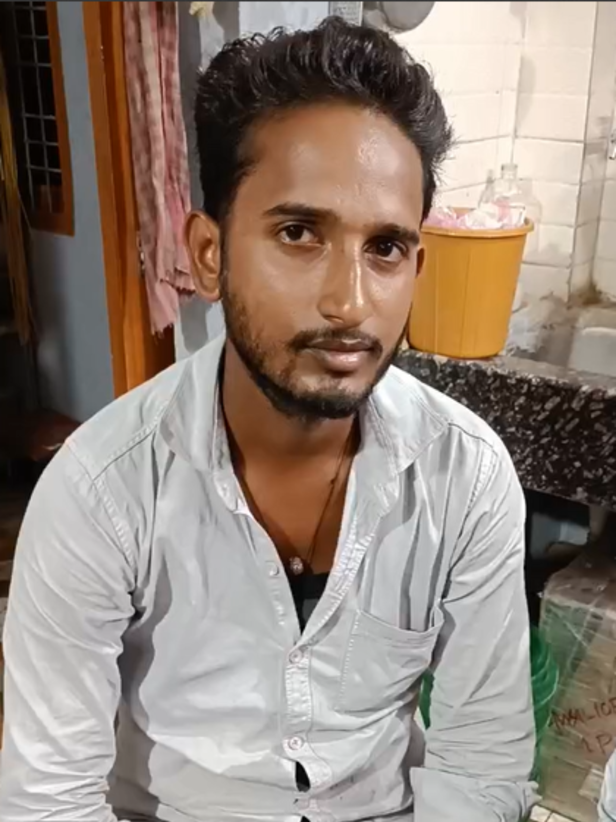 A man representing a client of Rakesh Cream Machine Separator.